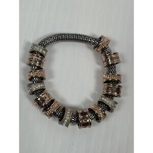 Bradford Exchange Nature's Healing Touch Bracelet Copper‎  Swarovski Crystal